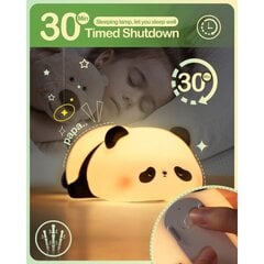 Cute Panda Night Light, LED Squishy Novelty Animal Night Light, Food Grad Silicone 3 Level? Himmennettävä Imetys Nursery Yövalaisin huoneen sisustamiseen Panda hinta ja tiedot | Tuuletinvalaisimet | hobbyhall.fi