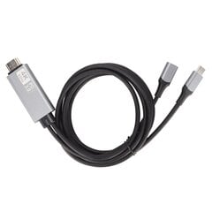 USB C -kaapeli Type C - HD Multimedia Interface 1,8 m HD -projektiokaapeli 4K 60 Hz USB3.1 -mobiilitietokoneen jatkokaapeli hinta ja tiedot | Valkokankaat | hobbyhall.fi