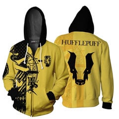 Harry Potter Unisex Casual -hupparit Keltainen Musta hinta ja tiedot | Miesten kerrastot | hobbyhall.fi