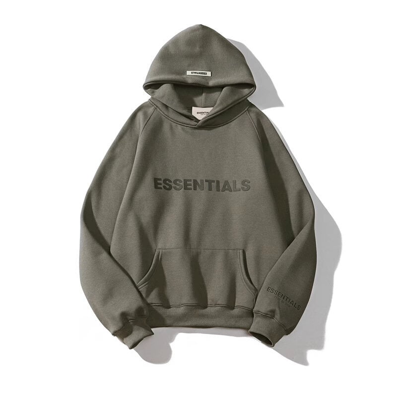 Essential Unisex Casual -hupparit tummanharmaa hinta ja tiedot | Miesten puserot ja hupparit | hobbyhall.fi