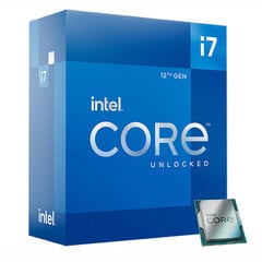 Intel core i7-12700K -prosessori - laatikko hinta ja tiedot | Prosessorit | hobbyhall.fi