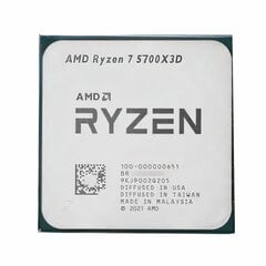 AMD Ryzen 7 5700x3D / 3 GHz -prosessori - monoliittinen ilman ulkopakkausta hinta ja tiedot | Prosessorit | hobbyhall.fi