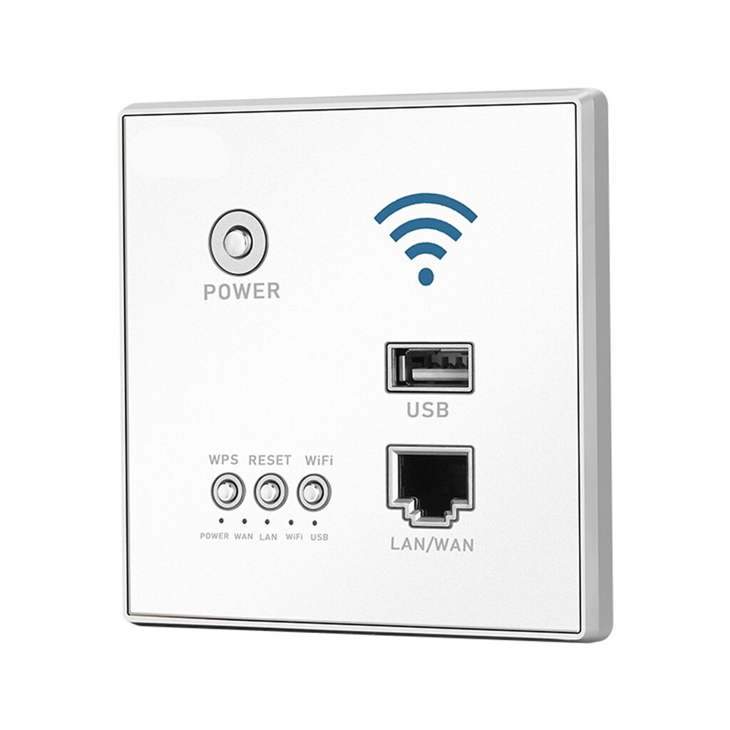 Langaton reititin 86 tyyppinen WPS-salaus 300 Mbps Smart Home Through Wall WiFi-reititin hotellitoimiston kotiin hinta ja tiedot | Reitittimet ja modeemit | hobbyhall.fi