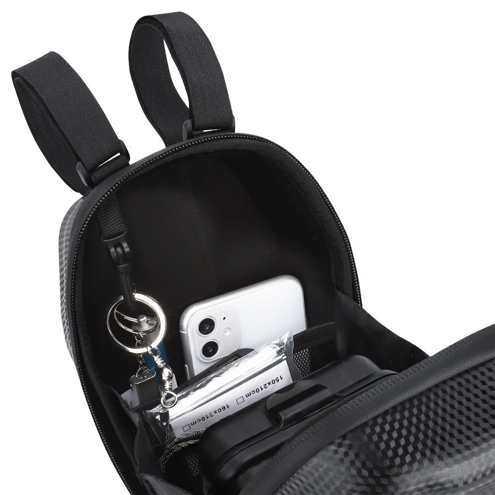 Wozinsky Waterproof Electric Scooter Handlebar Bag 3L black (WSB4BK) hinta ja tiedot | Sähköpotkulaudan lisätarvikkeet | hobbyhall.fi
