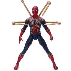 Spiderman Figuuri Legends Avengers Iron Spider Action Figuurit 17 cm Pvc Kevyellä Hämähäkkimies-nukkehahmolla lapsille lahja hinta ja tiedot | LED-valonauhat | hobbyhall.fi