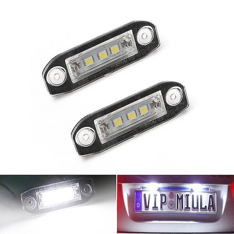 Sopii Volvo VOLVO LED rekisterikilven valolle S40S60S80 XC70 XC60, kaksi osaa hinta ja tiedot | LED-valonauhat | hobbyhall.fi