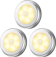 Anturivalot, akkukäyttöiset LED-valot (6 kpl) YIY SMCS.9.27 hinta ja tiedot | LED-valonauhat | hobbyhall.fi