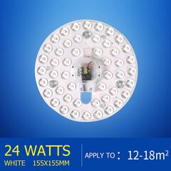 LED-valolähdemoduulin jälkiasennusvalosarja kattovalaisinmoduulin polttimon vaihtovalkoiselle valolle AC180-265V hinta ja tiedot | LED-valonauhat | hobbyhall.fi