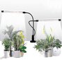 Grow Light,auringonvalo valkoinen 50w 84 Led Dual Head Clip Plant Lights, 4/8/12h ajastin 5 himmennettävää tasoa hinta ja tiedot | LED-valonauhat | hobbyhall.fi