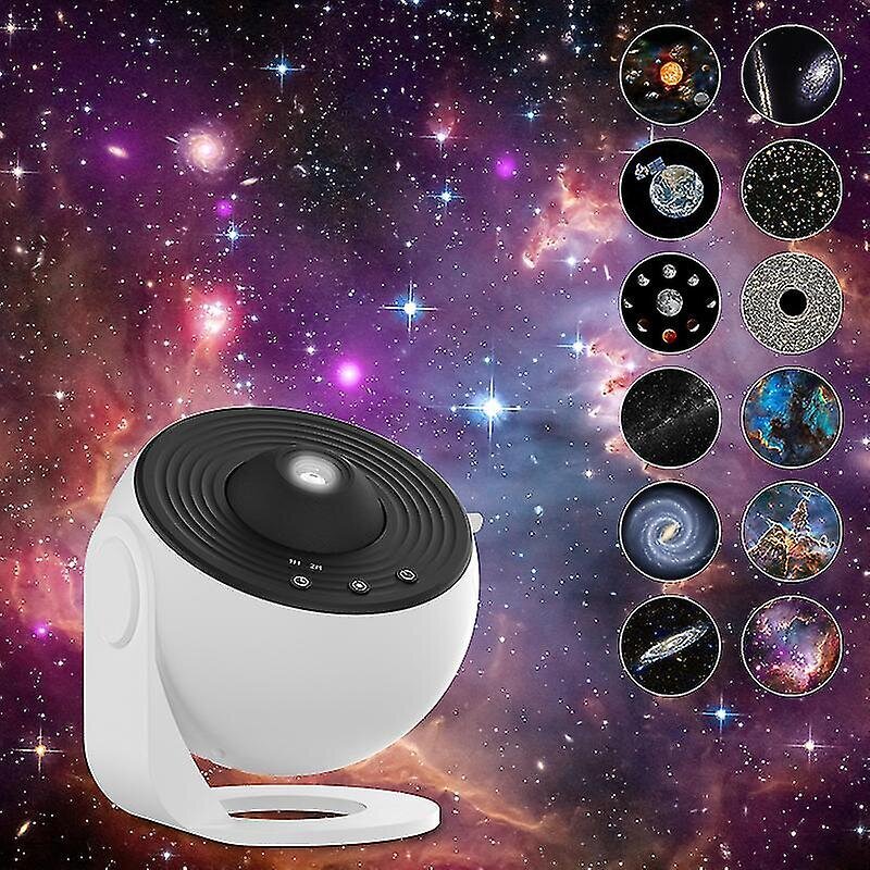 Night Light Galaxy Projektori Tähtitaivas Projektori 360 Kierrettävä Planetaario Lamppu Lapsille Makuuhuoneen Ystävänpäivä Lahja Hää Deco hinta ja tiedot | LED-valonauhat | hobbyhall.fi