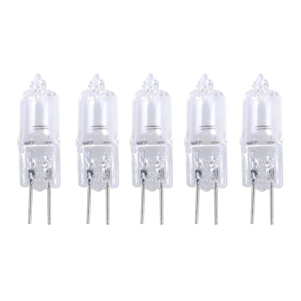 5 kpl 10W 12V 2900K G4 Base Bi-Pin kristallilamppu halogeenipolttimot kaapin valaistukseen hinta ja tiedot | LED-valonauhat | hobbyhall.fi