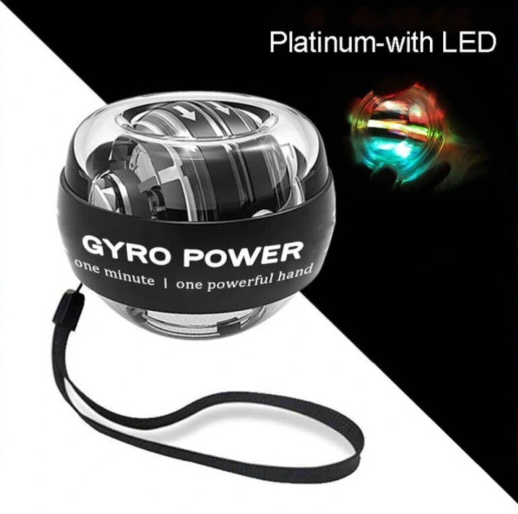 Gyro Powerball - musta hinta ja tiedot | LED-valonauhat | hobbyhall.fi