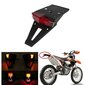 Universaali Dirt Bike LED -takajarrun takavalo suuntavilkku maastossa maastopyörän moottoripyörä musta+punainen hinta ja tiedot | LED-valonauhat | hobbyhall.fi