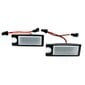 18 led-rekisterikilven valo Volvo S80 S60 V70 Xc70 Xc90 (2 kpl/setti) hinta ja tiedot | LED-valonauhat | hobbyhall.fi