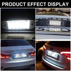 2 kpl valkoisia led-rekisterikilven valokokoonpanoja vuosille 2011-2014 Hyundai Sonata Yf I45 I40 Kona 2017-up Oem 925103f000,925013s100 hinta ja tiedot | LED-valonauhat | hobbyhall.fi