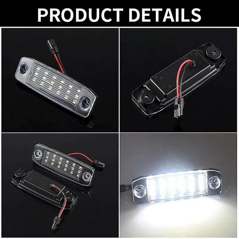 2 kpl valkoisia led-rekisterikilven valokokoonpanoja vuosille 2011-2014 Hyundai Sonata Yf I45 I40 Kona 2017-up Oem 925103f000,925013s100 hinta ja tiedot | LED-valonauhat | hobbyhall.fi