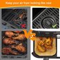 Air Fryer vuoraukset kertakäyttöiset 11x6 tuumaa Ninja Foodi Smart XL 6-in-1 -sisägrillille, 120 kpl suorakaiteen muotoisia pergamenttipaperivuorauksia Ninjalle hinta ja tiedot | Keittiökalusteiden lisätarvikkeet | hobbyhall.fi