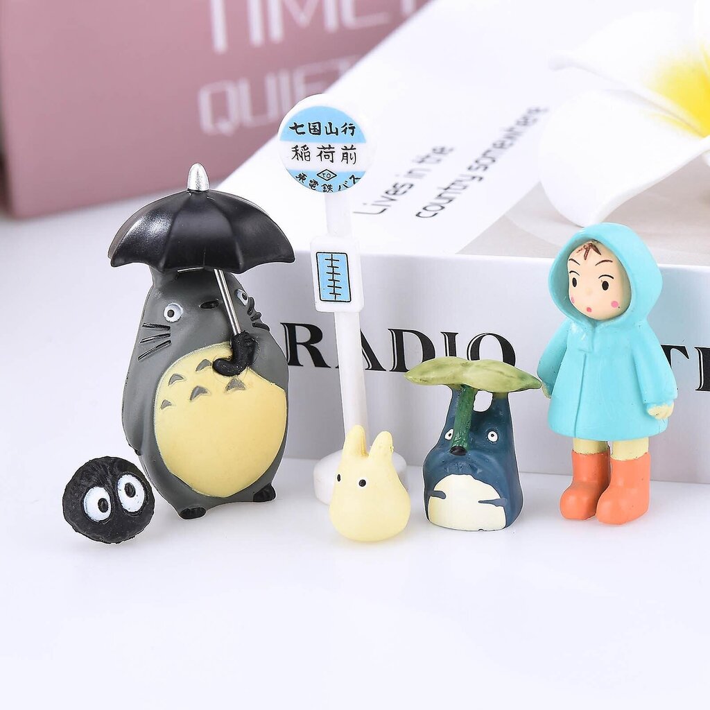 1Set Studio Ghibli Naapurini Totoro Ensky Dolls Figuuri Söpö japanilainen miniatyyrisarja hinta ja tiedot | Sisustustuotteet | hobbyhall.fi