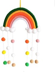 Rainbow Macrame Seinäkoriste lapsille Ch5a-11 hinta ja tiedot | Sisustuspaneelit | hobbyhall.fi