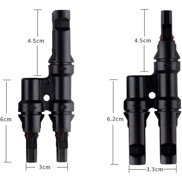 pari aurinkopaneelin T/y haaraliittimiä Jakokaapelin liitäntä Mmf ja Ffm haarajohto hinta ja tiedot | Mikrokontrollerit | hobbyhall.fi
