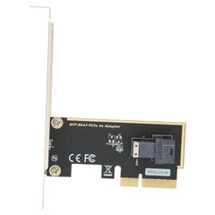 PCIE X4–U.2 -sovitinkortti SFF-8643 Mini SAS HD 36-pin naaras PCIE-sovitinkortti perinteiseen pöytäkoneeseen hinta ja tiedot | Näytönohjaimen jäähdyttimet | hobbyhall.fi