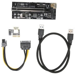 Näytönohjaimen jatkokaapeli PCI E 1x - 16x 8 kondensaattoria monikerroksinen suojattu lanka vakaa liitäntä PCIE-sovitin hinta ja tiedot | Näytönohjaimen jäähdyttimet | hobbyhall.fi