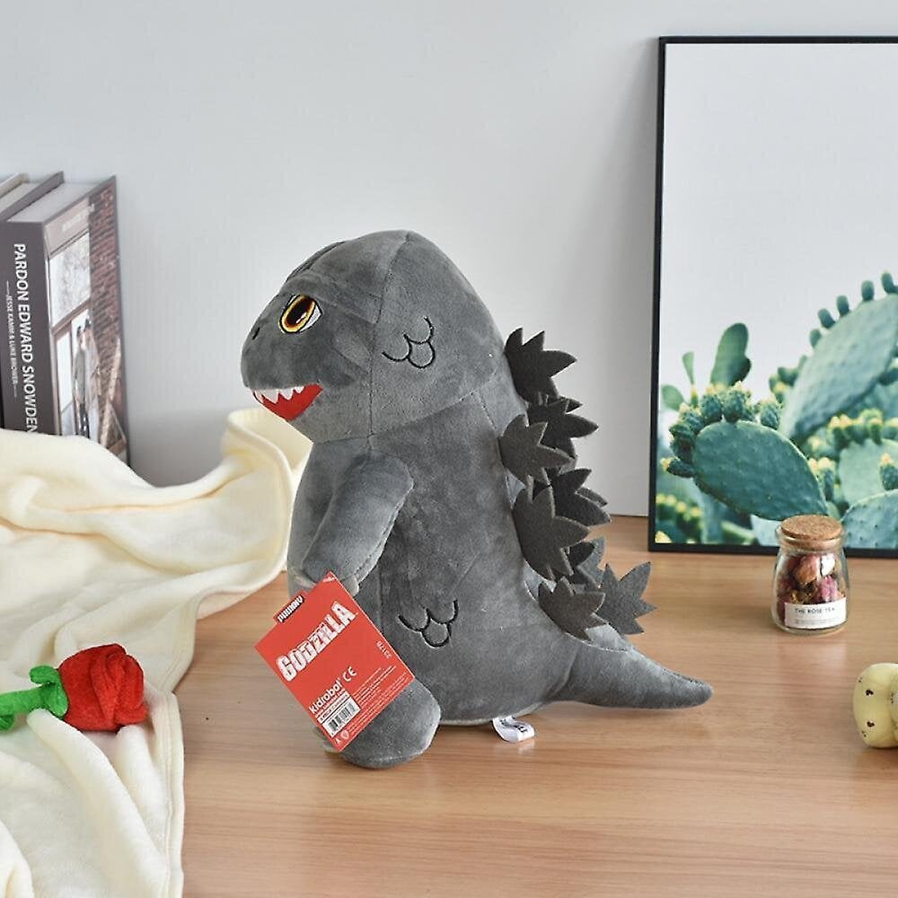 Dinosaur-pehmolelu Dragon Monster pehmonukke Godzillan täytetylle eläimelle syntymäpäiväjuhliin, harmaa 20 cm/8 tuumaa hinta ja tiedot | Pehmolelut | hobbyhall.fi