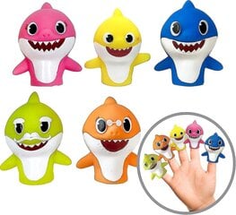 Baby Shark Finger Puppets, 5 kpl pakkaus, 1st Generation-hhny hinta ja tiedot | Pehmolelut | hobbyhall.fi