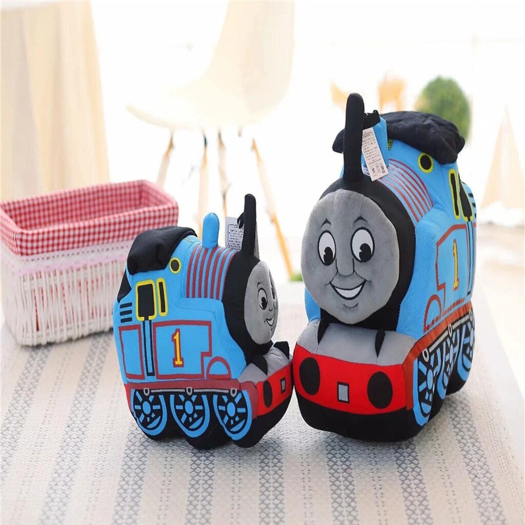 2024 Uusi Pikku Juna Thomas Pehmolelut Lasten Pehmolelut Lahja sarjakuva nukke Tyyny Thomas Locomotive nukke 25cm hinta ja tiedot | Pehmolelut | hobbyhall.fi