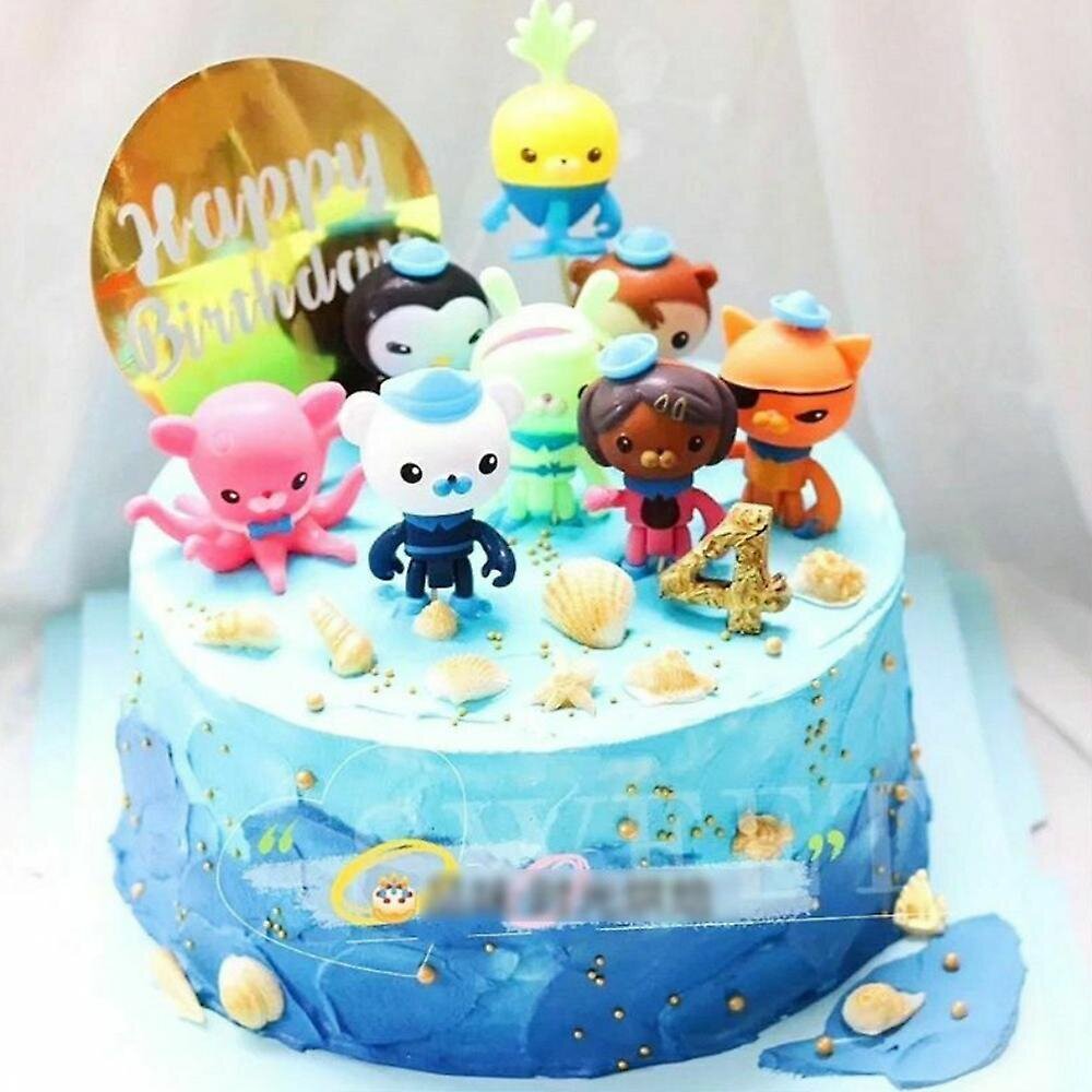 Lasten lahjat 8 kpl/setti Octonauts Figuurit Octo Crew Pack Leikkisetti Toimintafiguurinukkelelu sisustus hinta ja tiedot | Pehmolelut | hobbyhall.fi