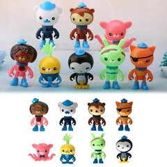 Lasten lahjat 8 kpl/setti Octonauts Figuurit Octo Crew Pack Leikkisetti Toimintafiguurinukkelelu sisustus hinta ja tiedot | Pehmolelut | hobbyhall.fi