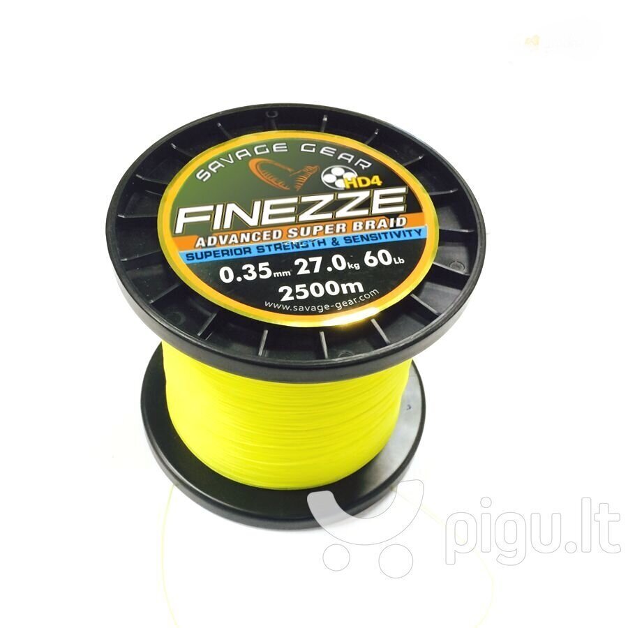 Punottu tamiili SG FINEZZE HD4 0,35 mm 27kg hinta ja tiedot | Siimat | hobbyhall.fi