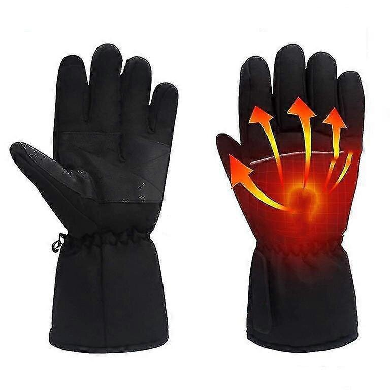 Joulun sähkölämmitteiset käsineet Lämmitys Thermal Gloves vedenpitävät kosketusnäytölliset käsineet hinta ja tiedot | Pyöräilyhanskat | hobbyhall.fi