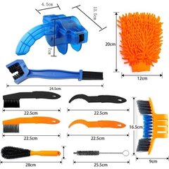 Set, set f?r reng?ring av cykelkedjor, Reng?ringsborsteset Set hinta ja tiedot | Muut pyörätarvikkeet | hobbyhall.fi