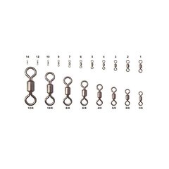 100 kpl Fishing Swivel Link Ring hinta ja tiedot | Kohot | hobbyhall.fi