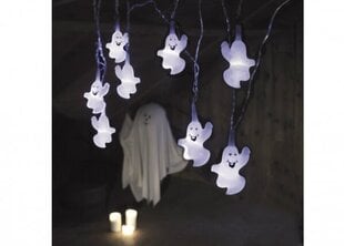 Valosarja paristoilla valkoinen 8 LED AA 0,48W 210cm Halloween 728-81 hinta ja tiedot | Jouluvalot | hobbyhall.fi