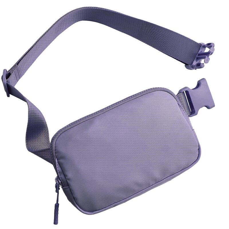 2024 Naiset Fanny Pack 2 vetoketjutaskua Rintalaukku Outdoor Crossbody Laukut Säädettävä hihna Rento matka Fanny Pack hinta ja tiedot | Reput ja rinkat | hobbyhall.fi