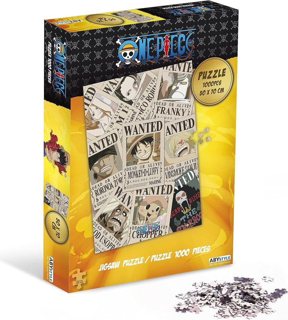 One Piece Jigsaw puzzle 1000 pieces Wanted hinta ja tiedot | Pelien oheistuotteet | hobbyhall.fi