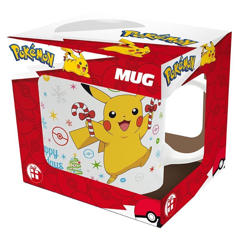 Pokemon Mug 320ml Pikachu Christmas hinta ja tiedot | Pelien oheistuotteet | hobbyhall.fi