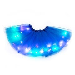 Kids Girls LED Light Up Ballet dDance Tylli Tutu Hame Sininen hinta ja tiedot | Ompelutarvikkeet | hobbyhall.fi