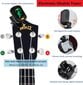 Winzz sopraano ukulele setti, musta hinta ja tiedot | Kitarat | hobbyhall.fi