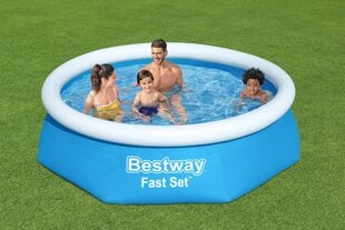 Bestway Fast Set täytettävä uima-allas pyöreä 244x66 cm 57265 hinta ja tiedot | vidaXL Uima-altaat ja tarvikkeet | hobbyhall.fi