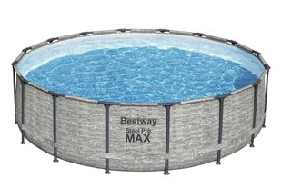 Allas kehyksellä Bestway Steel Pro Max, 488x122 cm, suodattimella. hinta ja tiedot | Uima-altaat | hobbyhall.fi