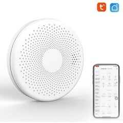 Tuya Wifi 2 in 1 Älykäs hiilimonoksidisavu CO -kaasuilmaisin Ääni Salamavalo Hälytystoiminto hinta ja tiedot | Muut huonekalutarvikkeet | hobbyhall.fi