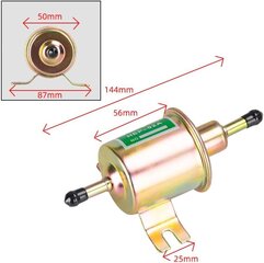 Universaali 12V Diesel Bensiini Sähköinen polttoainepumppu HEP-02A HEP02A Matalapaine OEM# HEP-02A 12V Polttoainepumppu Useimpiin autojen kaasuttimella varustettuihin moottoripyörien mönkijöihin hinta ja tiedot | Muut huonekalutarvikkeet | hobbyhall.fi