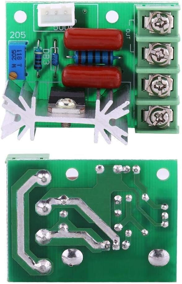 4 kpl 2000 W AC-moottorin nopeudensäädin johdolla, himmenninmoduulin nopeudensäädin, 110-220V 25A säädettävä jännitteensäädin himmentämisen säätöön hinta ja tiedot | Muut huonekalutarvikkeet | hobbyhall.fi