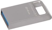 KINGSTON 64GB DTMicro USB 3.1/3.0 Type-A muistitikku hinta ja tiedot | Muistitikut | hobbyhall.fi