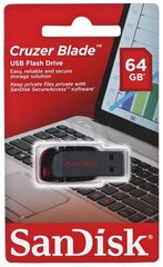 MEMORY DRIVE FLASH USB2 64GB/SDCZ50-064G-B35 SANDISK hinta ja tiedot | Muistitikut | hobbyhall.fi