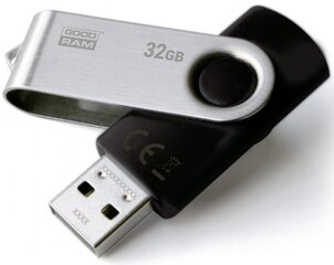 Muistitikku Goodram UTS3 16GB 3.0, musta hinta ja tiedot | Good Ram Tietokoneet ja pelaaminen | hobbyhall.fi