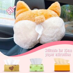 Car Tissue Box, Creative Corgi Tissue Box - Auto Tissue Box -annostelija hinta ja tiedot | Muut huonekalutarvikkeet | hobbyhall.fi